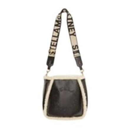 Stella McCartney, Shoulder Bags Czarny, Kobieta, Rozmiar: ONE Size