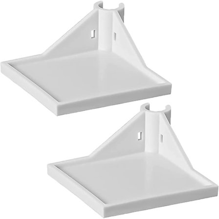 St Grow Tent -kulmahyllyt, valkoinen Grow Tent -kulmahylly, Grow Tent -tarvikkeet, Grow Tent -teline kameroiden ja kosteusmittareiden sijoittamiseen