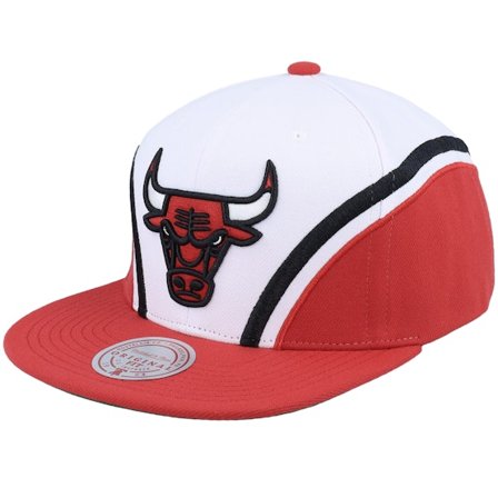 Mitchell & Ness - NBA Bianco snapback Cappellino - Chicago Bulls Overhead White Snapback @ Hatstore