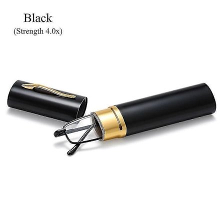 Slanke lesebriller med pennklips, etui, lesere for menn og kvinner