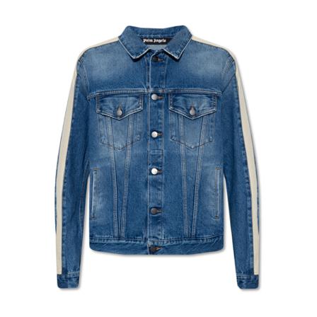 Palm Angels Denim Jakke Blå, Herre