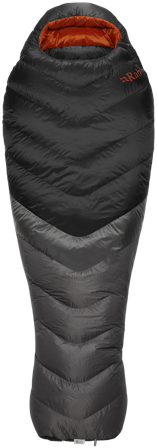 Rab Neutrino Pro 700 Long Left Zip -10°C Granite - Nyheter