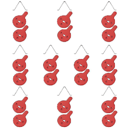 Elektriska Scooter Bromsbelägg Passar KUKIRIN G-Booster G2 Pro Kick Scooter Cykel Hydraulisk Skiva 10 Par