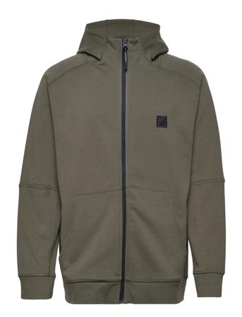 Code Tech Zip Hood Sweat-shirt Tröja Grön Superdry Sport