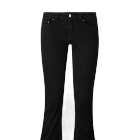 Svarta bootcut jeans