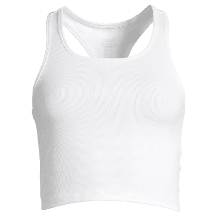 Casall Women's Bold Rib Crop Tank Women Short sleeved fitness sweater White 34