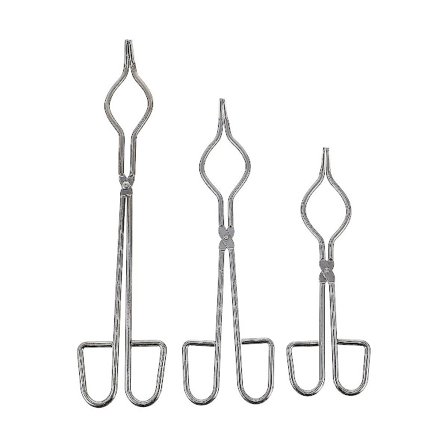 3 stk. Laboratoriekolbeklemme Digelkolbeklemme Høytemperatur Keramisk Klemme (FMY)