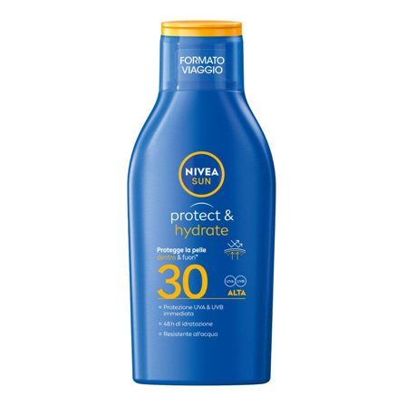 Nivea Sun Latte Solare Protect & Hydrate Fp30 Crema Solare