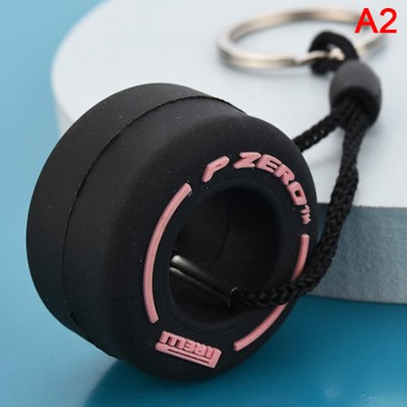 Bildäck Nyckelring Bil Racing Fälgar nyckelring Bil Styling - on stock