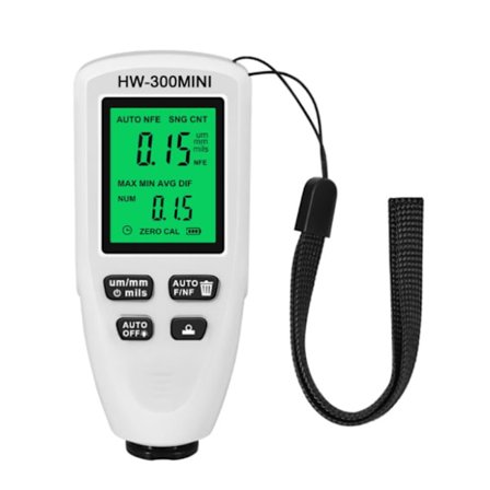 Billakkbelegg Tykkelsesmåler HVIT