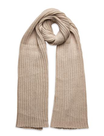 Rib Scarf Beige The Knotty S