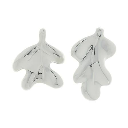 Jil Sander Leaf earrings Grå, Dame Øreringe, Størrelse: ONE Size