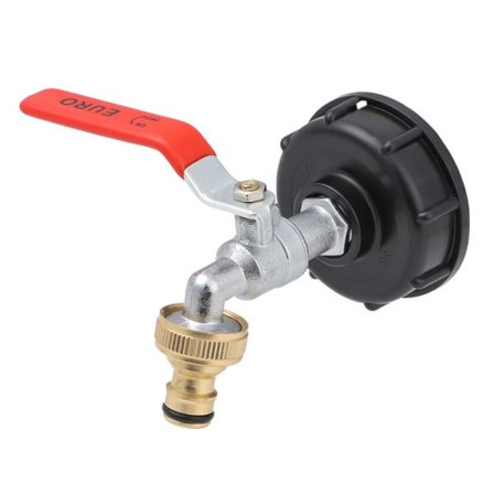 IBC-sovittimen letkuliitäntä 2-MESSING 2-Mässing