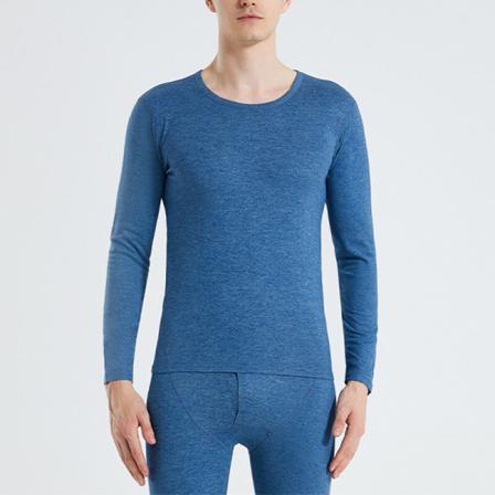 Män Långärmade Thermal Enfärgad Varm 2st Outfit