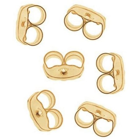 3 par örhängen i 14 karat guld