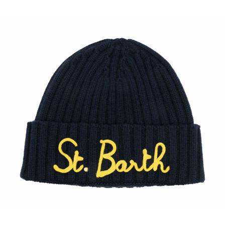 Saint Barth, Beanies Blauw, Heren, Maat:ONE Size