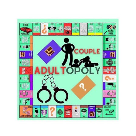 Adultopoly Brädspel Par Adultopoly Dejt Kväll Spel Roligt Interaktivt Relationskortspel Konversationskort För Par