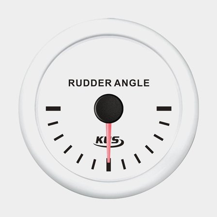 Roerindicator KUS, condensvrij, Ø52 mm, 12 V / 24 V, 0 - 190 Ω, wit