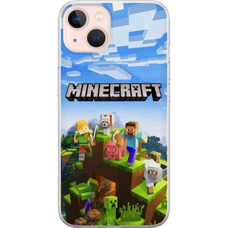 Yhteensopiva Puhelinkuori Apple Apple iPhone 13 Minecraft Creeper lohko pikseli retro peli