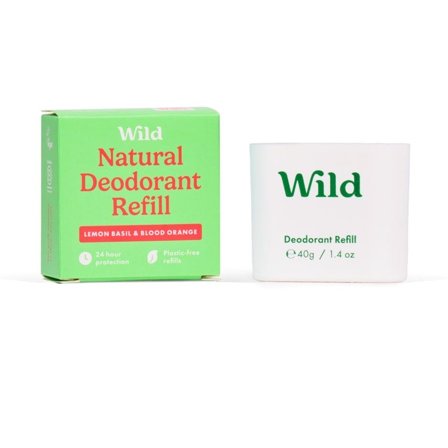 Wild Deo Lemon, Basil & Blood Orange deodorant refill 40 g
