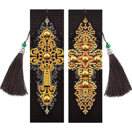 2 stk 5D Diamantmaleri Bokmerker (C, 210*60mm), Bokmerke Le