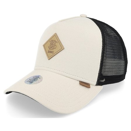 Djinns - Beige Trucker Cap - Hft Cap Cotton Knit Wool White Trucker @ Hatstore