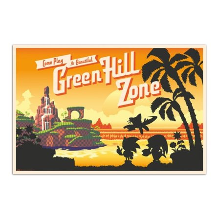 SONIC THE HEDGEHOG - COME PLAY AT BEAUTIFUL GREEN HILL ZONE