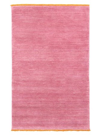 Plain (Single Colored) Moderna Pile Pink/Orange Small Oeko-Tex Rug
