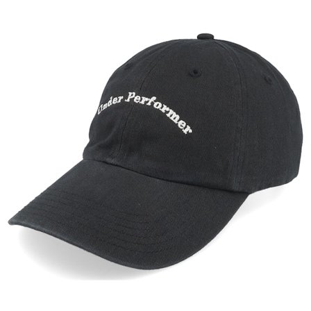 Iconic - Preto unconstructed Boné - "Under Performer Black Dad Cap " @ Hatstore