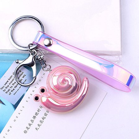 (5 stk)-Akryl Snegle Nøkkelring Anheng-Illusjon Dyr Ornament-Par, Familie Bil Vesker Nøkkelring Tilbehør