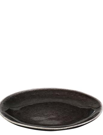 Desert / Side Plate Nordic Coal Home Tableware Plates Small Plates Svart Broste Copenhagen