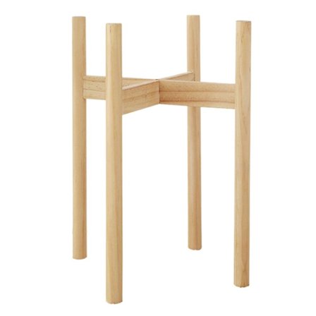 Växtställ Inomhus Utomhus, Trä Växtställ, Krukväxt Hållare, Naturlig, För 10 tum Till 12 tum