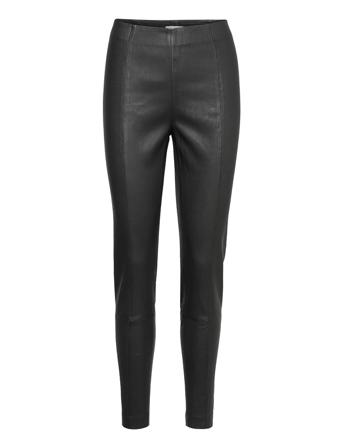 Tessapw Stretch Pa Trousers Leather Leggings/Byxor Svart Part Two
