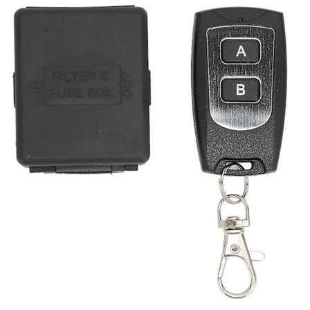 Fjernbetjent relækontakt 433MHz 1CH trådløs læringssender modtager til lys elektrisk dør vindue 10A 220V FFN