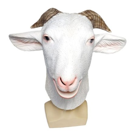 Julklapp Carnival Party Trick and Trick Mask Animal Goat Latex Mask