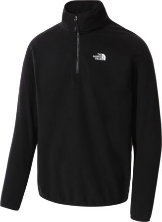 The North Face Men's 100 Glacier 1/4 Zip Fleece Men Mid layer tops Black S