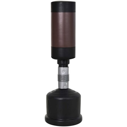 Rootz Standing Punching Bag - Boxing Doll - Boxing Partner - Punching Bag Box - Black/brown - 158-186 Cm