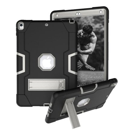 iPad Air (2019) støtsikker hybrid deksel - Svart / Sølv