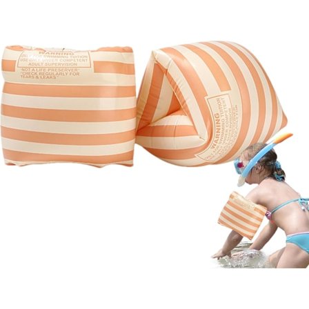 2 Stykker, Svømme Armringer, Oransje