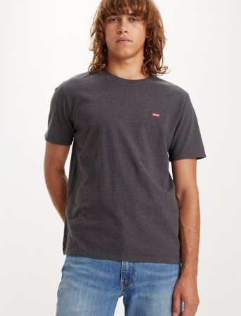 Levi's Ss Original Hm Tee B65 Dark Gr - Grey - M