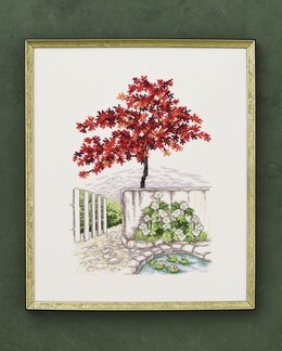 Broderipakke Bilde Japanskt Tre Lin - Permin