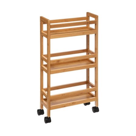 Rullvogn - Bambus - 3 Etasjer