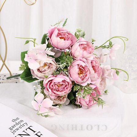 Kunstige blomster Fake Flower MØRK ROSA