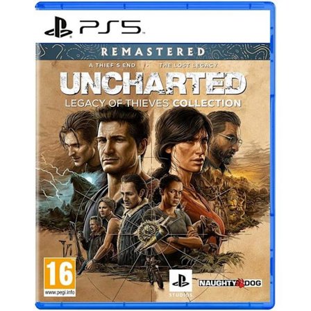 Spelvideo - Uncharted - Legacy of Thieves Collection - PS5 - Äventyr - Blu-Ray