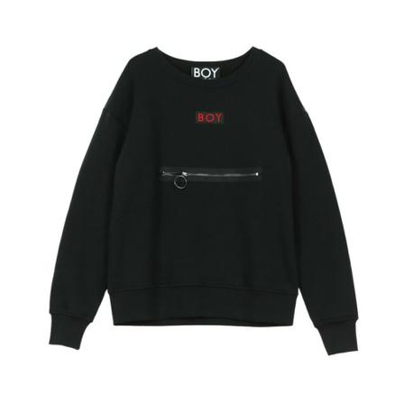 BOY London, Grosgrain Sweat Climb Sweatshirt Zwart, Heren, Maat:S