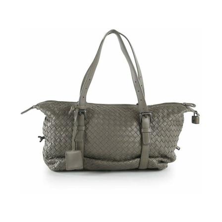 Bottega Veneta Vintage, Pre-owned Tote Bag Groen, Dames, Maat:ONE Size,leer