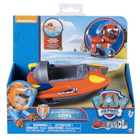 Paw Patrol Ubåd & Transformationskøretøjer med Chara