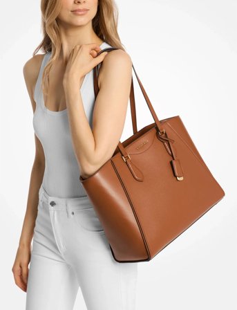 Michael Kors Lg Mf Tz Tote - Brown - ONE SIZE