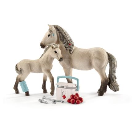 Schleich Horse Club Förstahjälpensats Med Islandshästar 42430 Multifärg