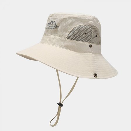 AVEKI UPF 50 Boonie Solhatt – Solbeskyttelseshatt, Fiskehatt, Jegerhatt, Beige
